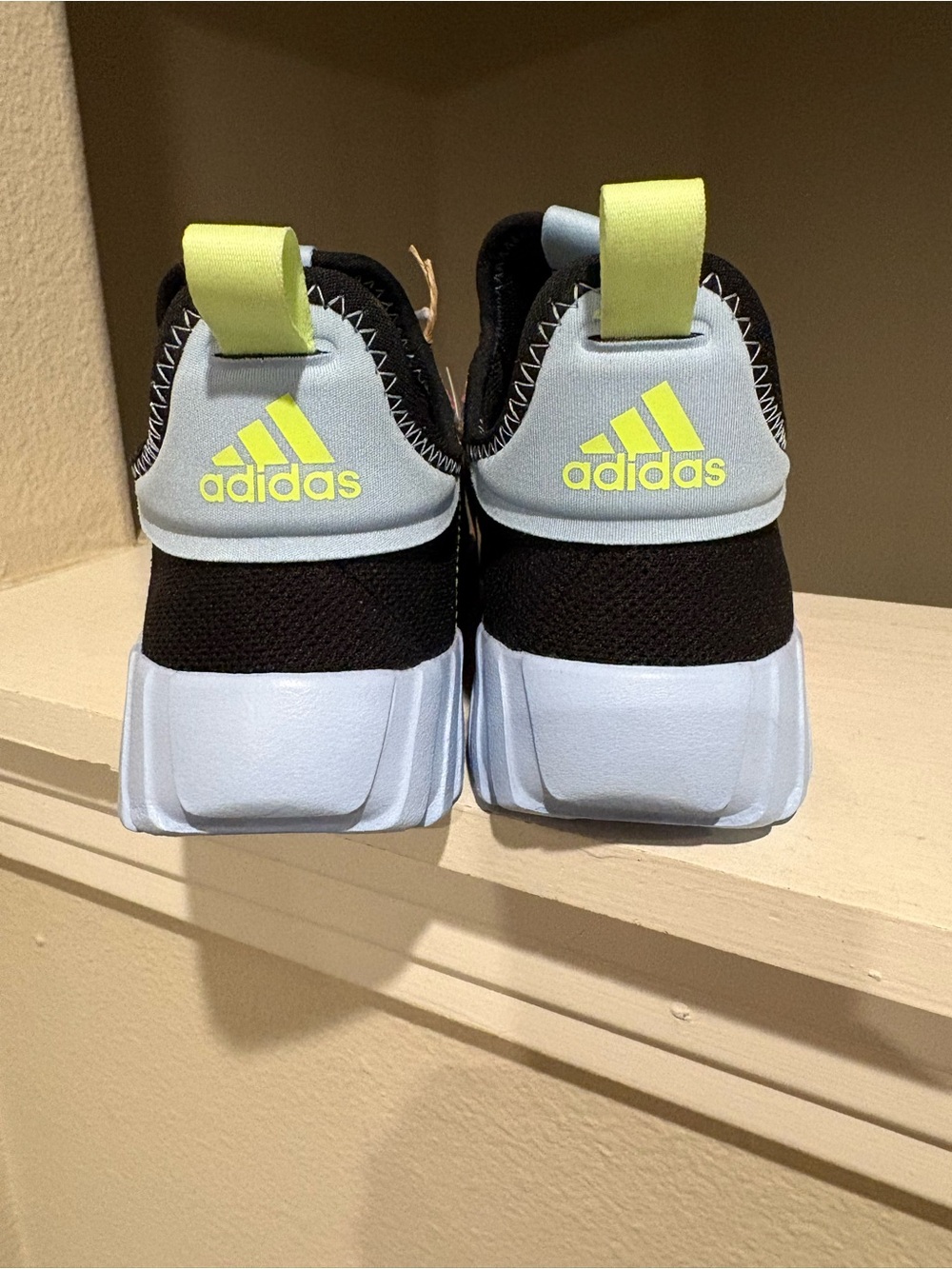 NEW Adidas Kaptir Flow K Black Pink Blue Green Unisex Athletic Sneakers Youth 5Y - Picture 6 of 9